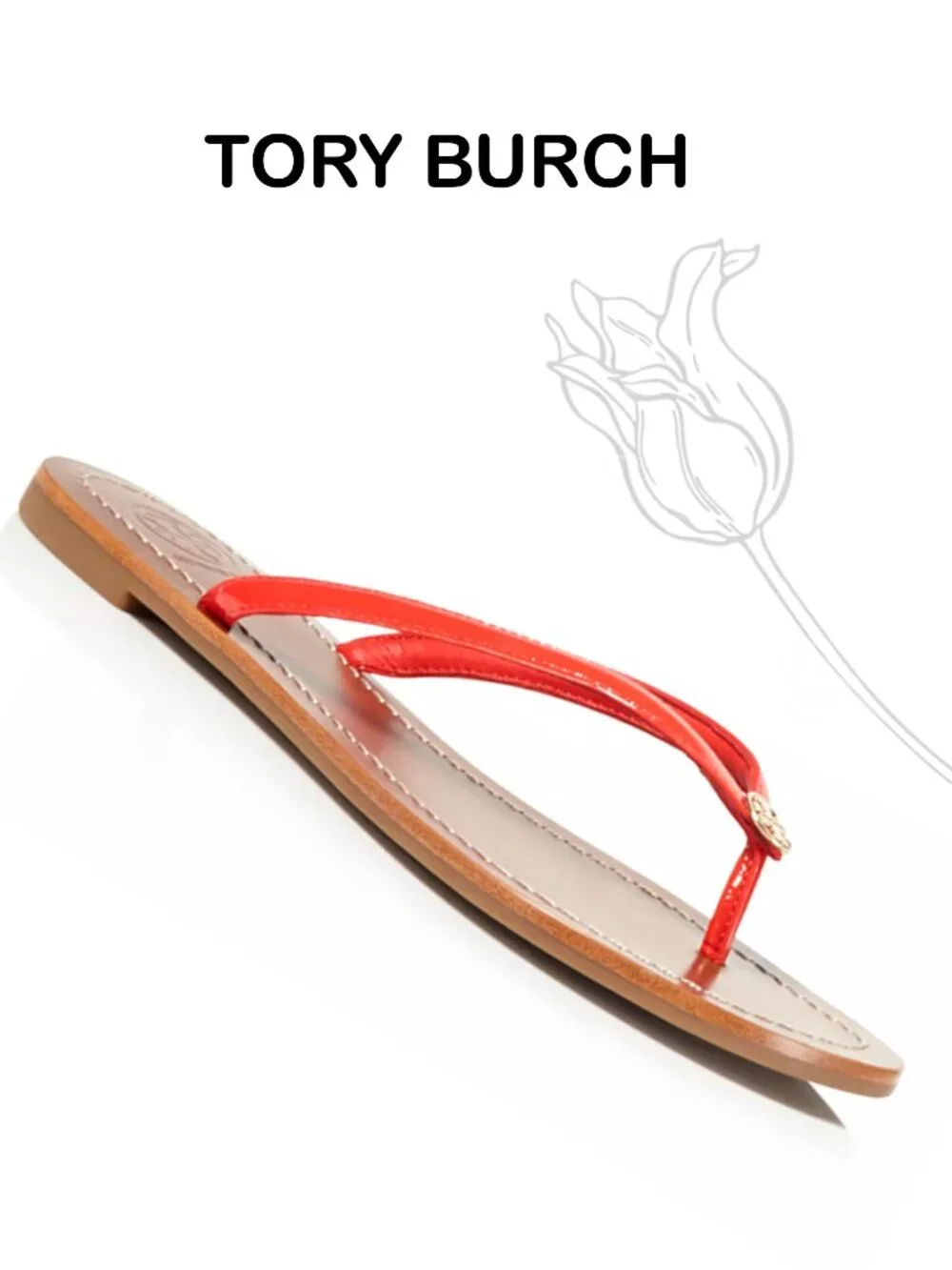Tory Burch Terra Thong Flip-Flop Sandals
